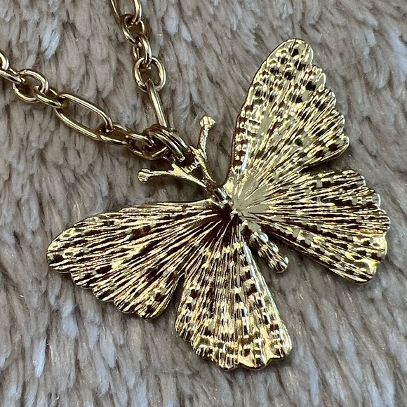 JUICY COUTURE Crystal Butterfly Charm Necklace - Picture 5 of 13